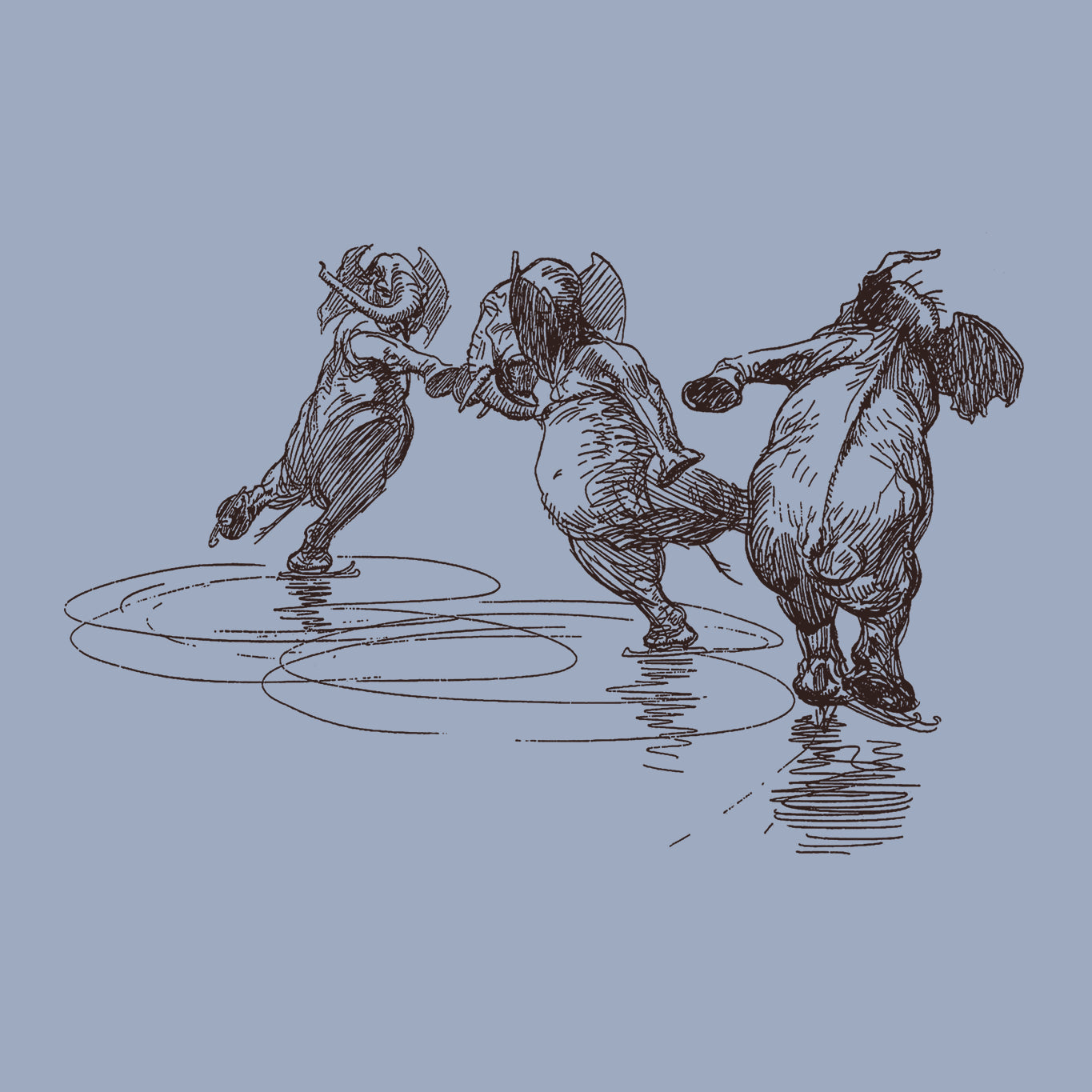 HEINRICH KLEY / Elephants ice skating