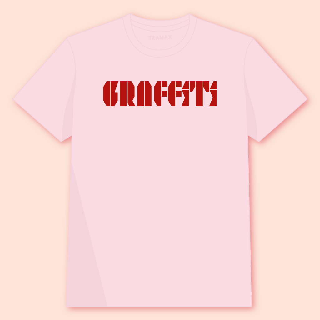 Camiseta de Graffiti. Prenda 100% algodón ecológico con serigrafía