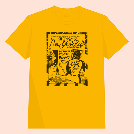 Camiseta de New York Rock. Prenda 100% algodón ecológico con serigrafía