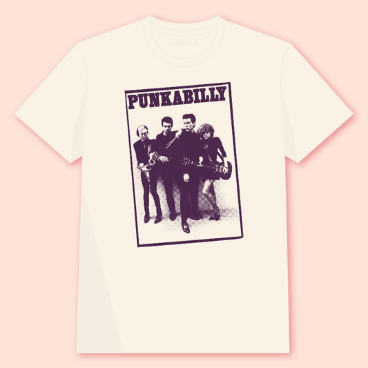 Camiseta de The Cramps. Prenda 100% algodón ecológico con serigrafía