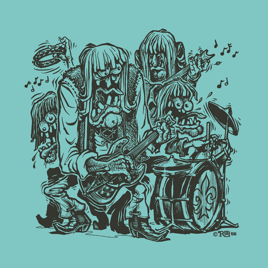 Camiseta de ilustración vintage con serigrafía