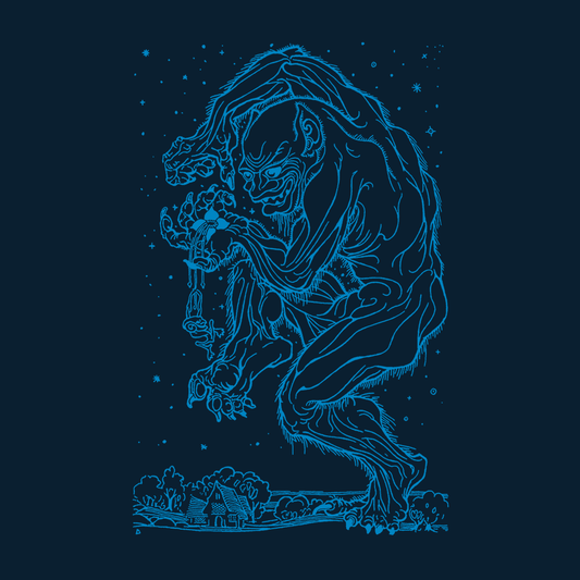 Camiseta de ilustración vintage con serigrafía
