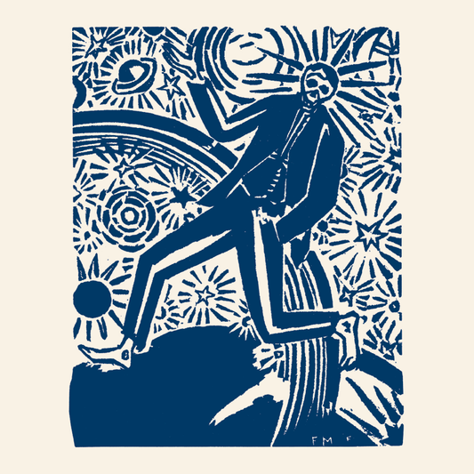 Camiseta de una ilustración de Franz Masereel con serigrafía