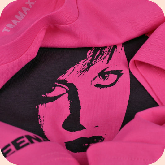 Camiseta de la banda de punk de Lydia Lunch con serigrafía