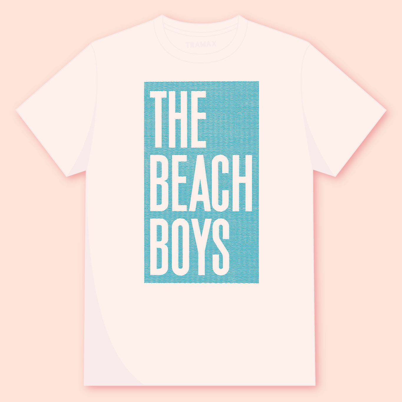 Camiseta Vintage White unisex con diseño de The Beach Boys. 100% algodón orgánico OEKO-TEX®.