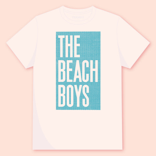 Camiseta Vintage White unisex con diseño de The Beach Boys. 100% algodón orgánico OEKO-TEX®.