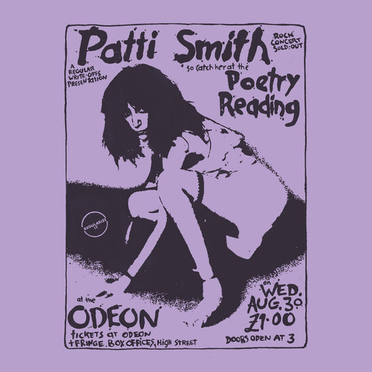 Diseño para camiseta rock de Patti Smith