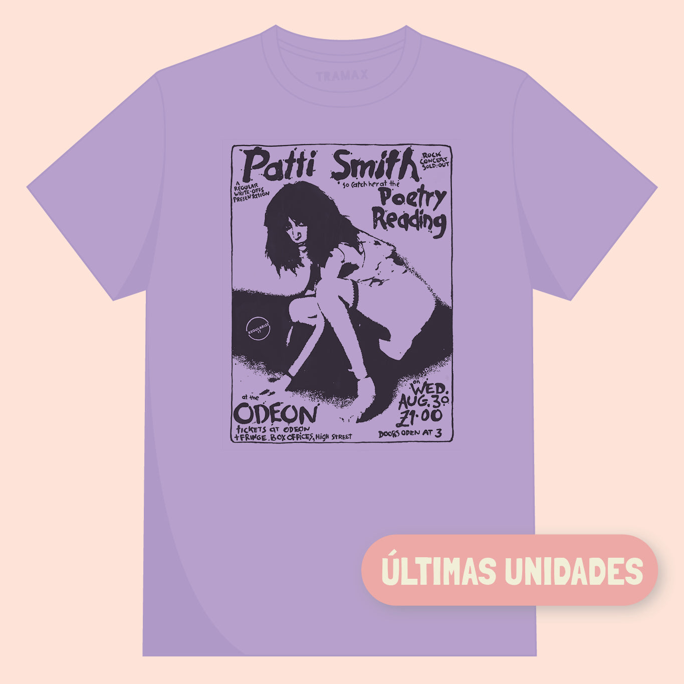 Camiseta rock de Patti Smith