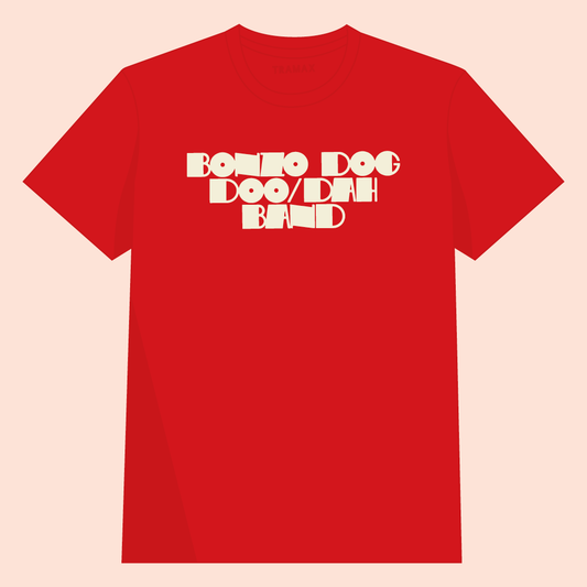 Camiseta de Bonzo Dog Doo Dah Band. Prenda 100% algodón ecológico con serigrafía