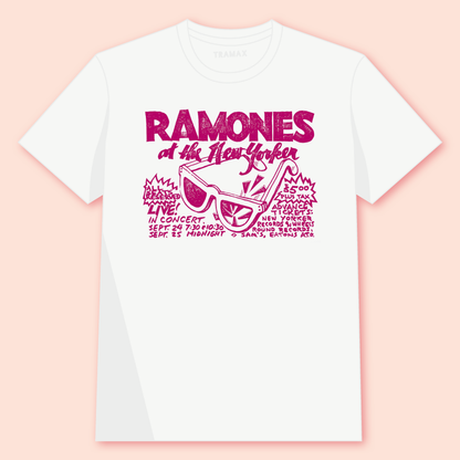 Camiseta de los Ramones. Prenda 100% algodón ecológico con serigrafía