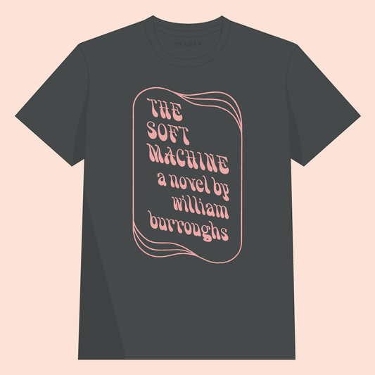 Camiseta de The Soft Machine. Prenda 100% algodón ecológico con serigrafía