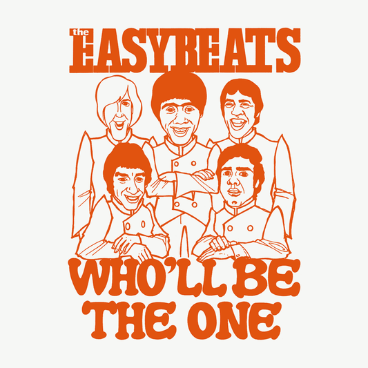 Camiseta de la banda de rock The Easybeats con serigrafía