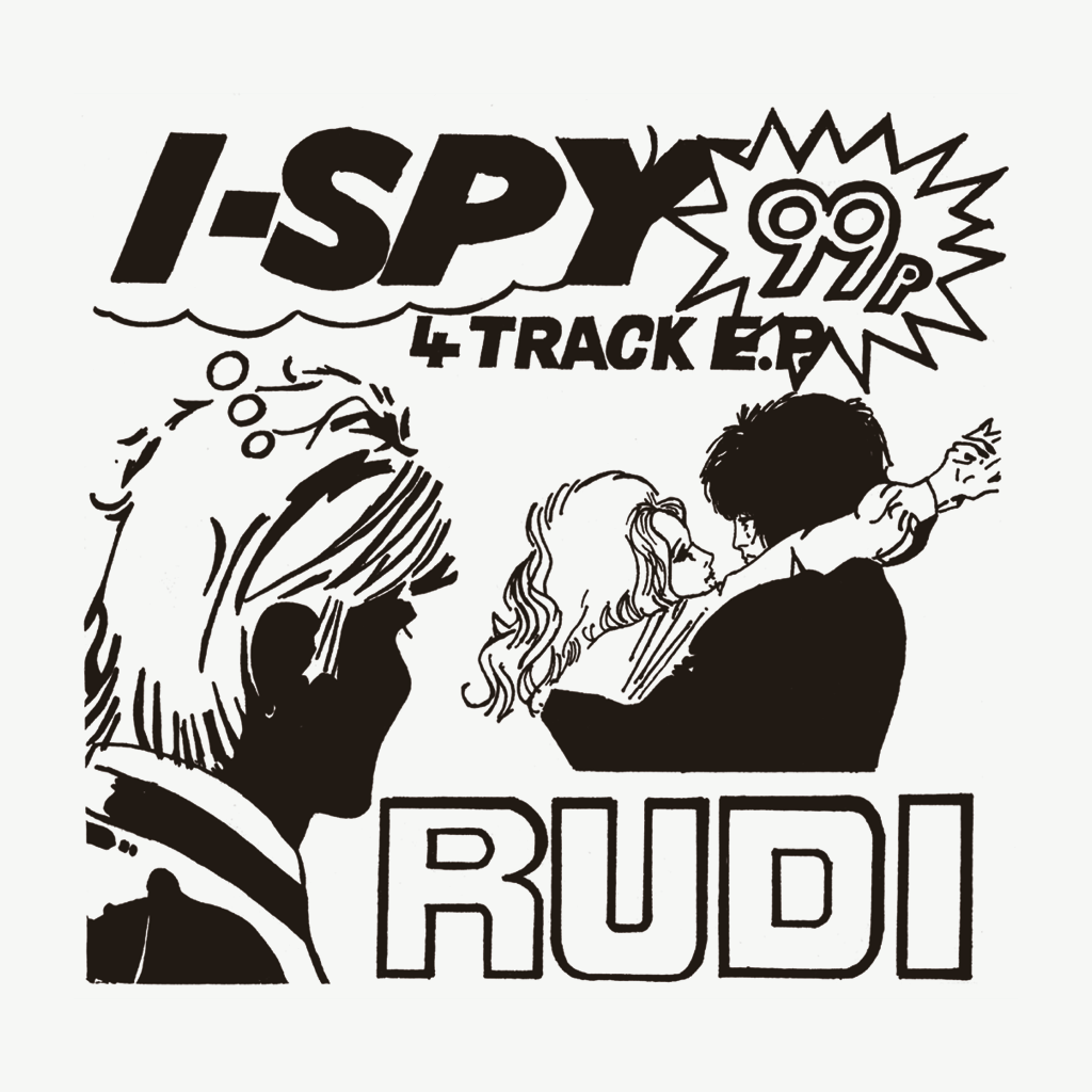 Camiseta de la banda de rock Rudi con serigrafía